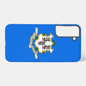 Samsung Galaxy S22 Plusケース コネチカット州の旗 Galaxyケース (裏面横)
