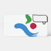 Samsung Galaxy S22 Plusケース ソウルの旗 Galaxyケース (裏面横)