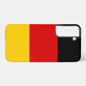 Samsung Galaxy S22 Plusケース ドイツの国旗 Galaxyケース (裏面横)
