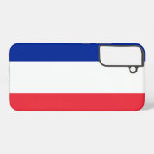 Samsung Galaxy S22 Plusケース フランスの国旗 Galaxyケース (裏面横)