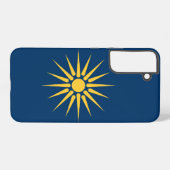 Samsung Galaxy S22 Plusケース マケドニアの旗 Galaxyケース (裏面横)