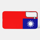 Samsung Galaxy S22 Plusケース 台湾の国旗 Galaxyケース (裏面横)