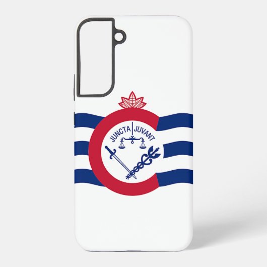 Samsung Galaxy S22 Plusシンシナティのケースフラグ Galaxyケース (裏面)