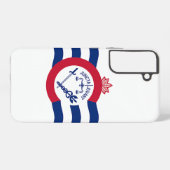 Samsung Galaxy S22 Plusシンシナティのケースフラグ Galaxyケース (裏面横)