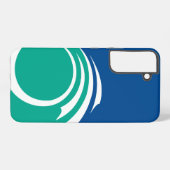 Samsung Galaxy S22 Plus カバー オタワの旗 (裏面横)