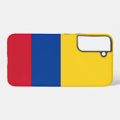 Samsung Galaxy S22 Plus カバー コロンビアの国旗 (裏面横)
