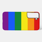 Samsung Galaxy S22 Plus カバー LGBTの旗 (裏面横)