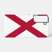 Samsung Galaxy S22 Plus Case Flag of Alabama,米国 Samsung Galaxyケース (裏面横)