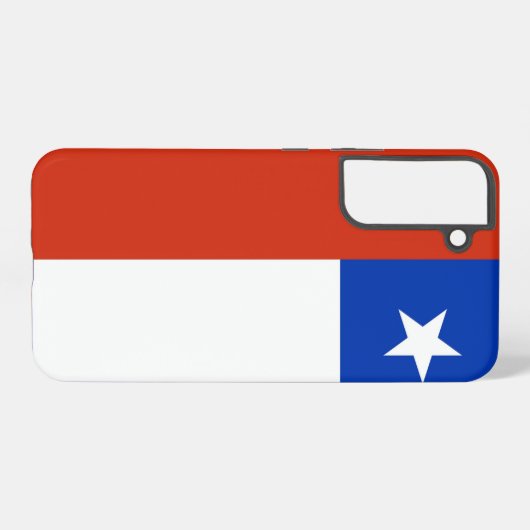 Samsung Galaxy S22 Plus Case Flag of Chile Samsung Galaxyケース (裏面横)