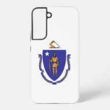 Samsung Galaxy S22 Plus Case Flag of Massachusetts