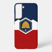Samsung Galaxy S22 Plus Case Flag of Utah, USA Samsung Galaxyケース (裏面)