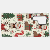 Samsung Galaxy S22 Ultraのクリスマスフォンケース Samsung Galaxyケース (裏面横)