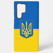 Samsung Galaxy S22 Ultraケース ウクライナ国旗