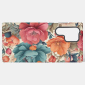 Samsung Galaxy S22 Ultraケース、花柄 Galaxyケース (裏面横)