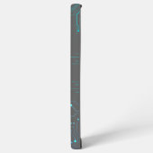 Samsung Galaxy S22 Ultra用回路図ケース Galaxyケース (左側面)