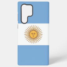 Samsung Galaxy S22 Ultra アルゼンチン国旗ケース