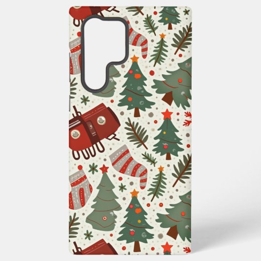 Samsung Galaxy S22 Ultra クリスマス ケース (裏面)