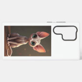 Samsung Galaxy S22 Ultra 猫 画像 カバー (裏面横)