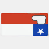 Samsung Galaxy S22 Ultra Caseとチリ国旗 Samsung Galaxyケース (裏面横)