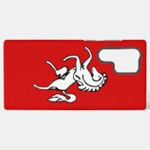 Samsung Galaxy S22 Ultra Case, Kent County flag Samsung Galaxyケース (裏面横)