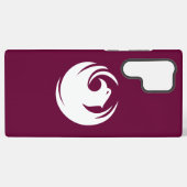 Samsung Galaxy S22 Ultra Case, Phoenix City flag Samsung Galaxyケース (裏面横)