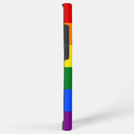 Samsung Galaxy S22 Ultra Case with LGBT flag Galaxyケース (右側面)