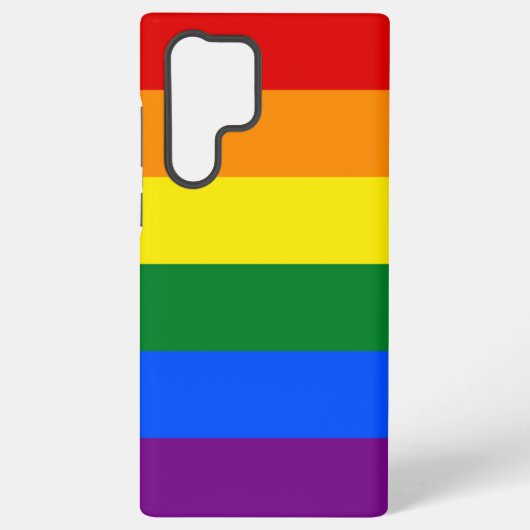 Samsung Galaxy S22 Ultra Case with LGBT flag Samsung Galaxyケース (裏面)