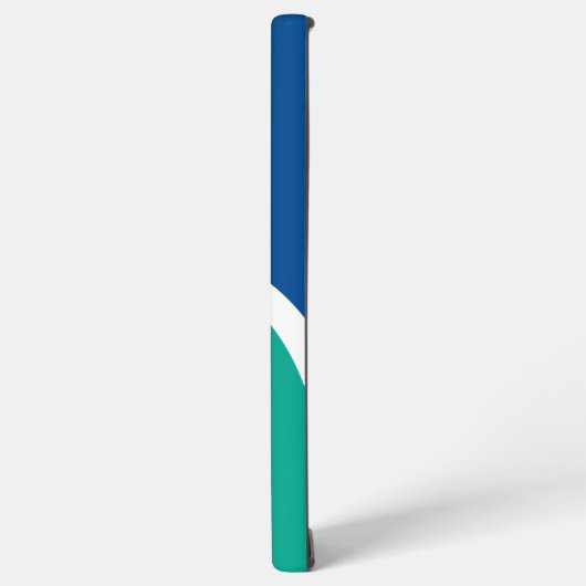 Samsung Galaxy S22 Ultra Case with Ottawa flag Samsung Galaxyケース (左側面)