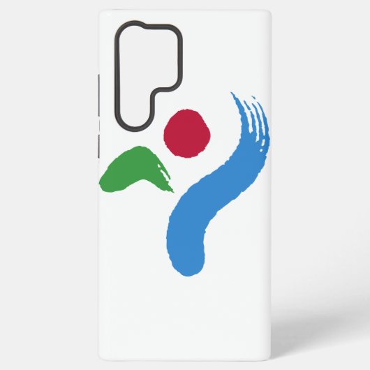 Samsung Galaxy S22 Ultra Case with Seoul flag Galaxyケース (裏面)