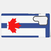 Samsung Galaxy S22 Ultra Case with Toronto flag Galaxyケース (裏面横)