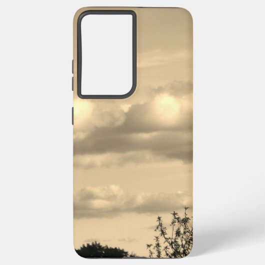 samsung galaxyS21ウルトラケースクールエコスタイル Samsung Galaxyケース (裏面)