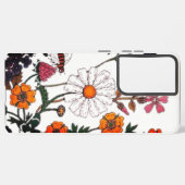 samsung galaxys21ウルトラケースフラワーデザイン galaxyケース (左側面)