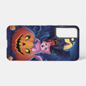 Samsung S21 FE 5Gケースかわいい猫 Galaxyケース (裏面横)