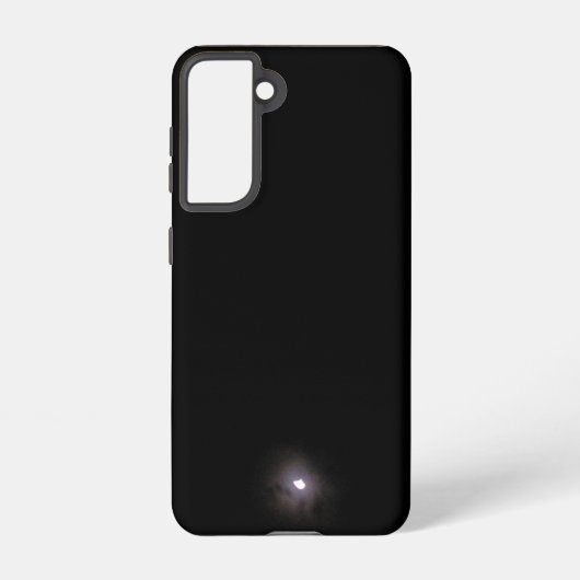 SAMSUNG S21 iPhoneケース GALAXY 月 Galaxyケース (裏面)