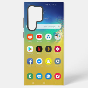 Samsung S22ウルトラケースホーム画面デザイン Galaxy S22 Ultraケース