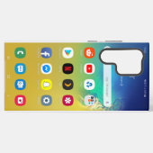 Samsung S22ウルトラケースホーム画面デザイン Samsung Galaxyケース (裏面横)