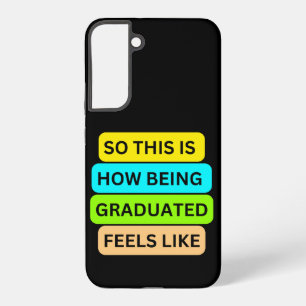 Samsung S22黒ケースSO_THIS_IS_HOW_BEING_GRADERA Galaxy S22+ケース
