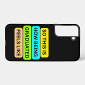Samsung S22黒ケースSO_THIS_IS_HOW_BEING_GRADERA Galaxyケース (裏面横)