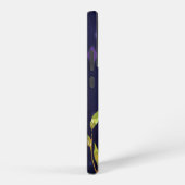 Samsung S22*ケース深いブルーと魚 Galaxyケース (右側面)