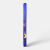 Samsung S22*ケース深いブルーと魚 Samsung Galaxyケース (左側面)