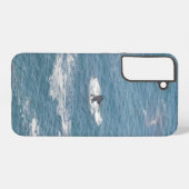 SAMSUNG S22+銀河系ケースアートとデザイン GALAXYケース (裏面横)