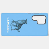 Samsung S22/S23のカバーに大胆な虎が登場 Galaxyケース (裏面横)