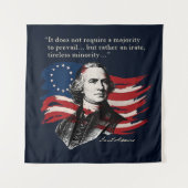 Samuel Adams タペストリー (正面)