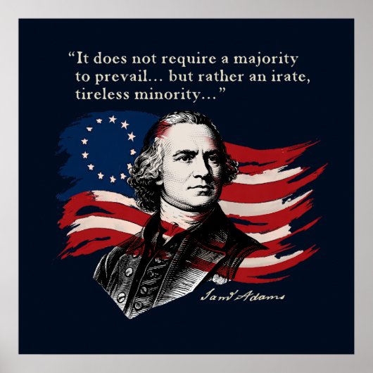 Samuel Adams ポスター (正面)