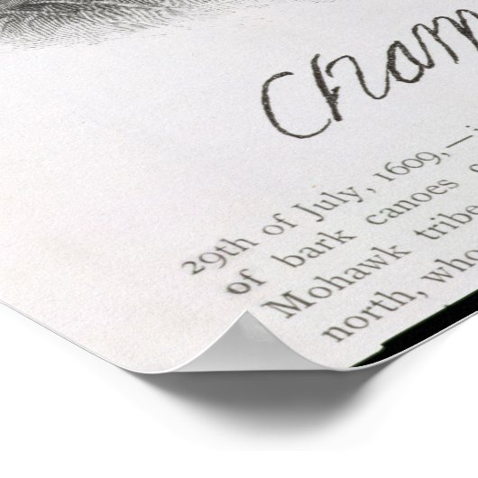 Samuel de Champlain ポスター (角)