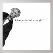 Samuel Morse and the First Telegraph Message ポスター (正面)