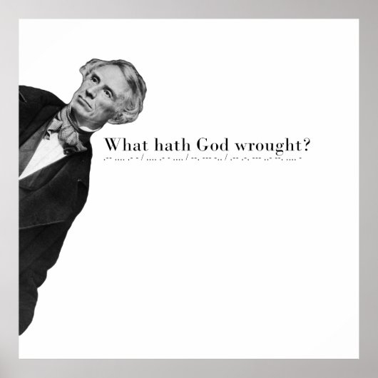 Samuel Morse and the First Telegraph Message ポスター (正面)