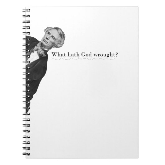 Samuel Morse – The Message That Echoes ノートブック (正面)