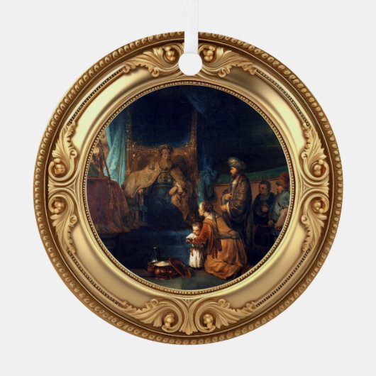 Samuel Old Testament Advent Jesse Tree  メタルオーナメント (正面)