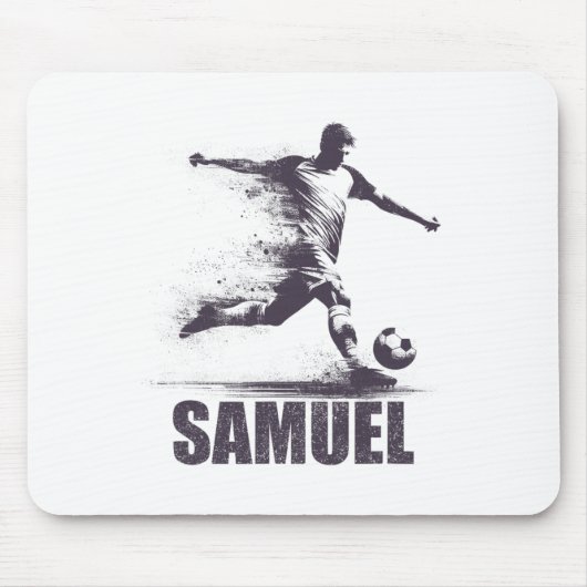 Samuel Soccer Boys Personalized First Name Samuel  マウスパッド (正面)